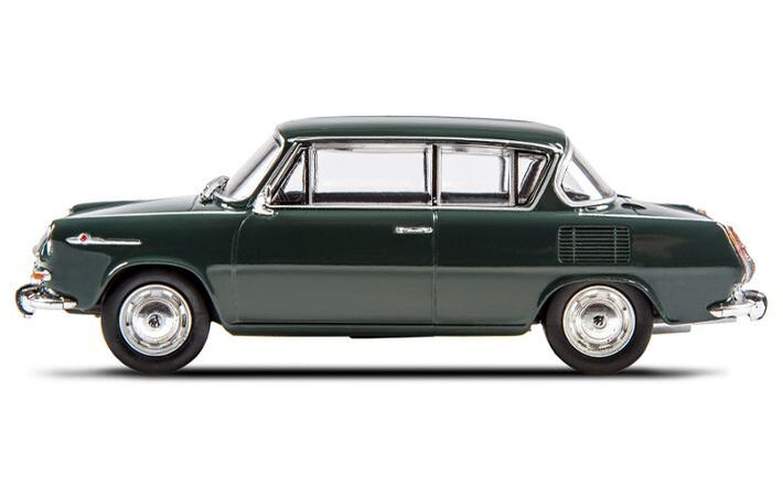 Škoda 1100MBX (1969) Modellfahrzeug 1:43, dunkelgrün 