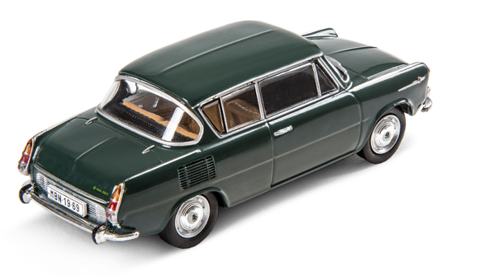 Škoda 1100MBX (1969) Modellfahrzeug 1:43, dunkelgrün 