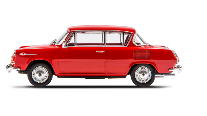 Škoda 1100MBX (1969) Modellfahrzeug, 1:43, rot/orange