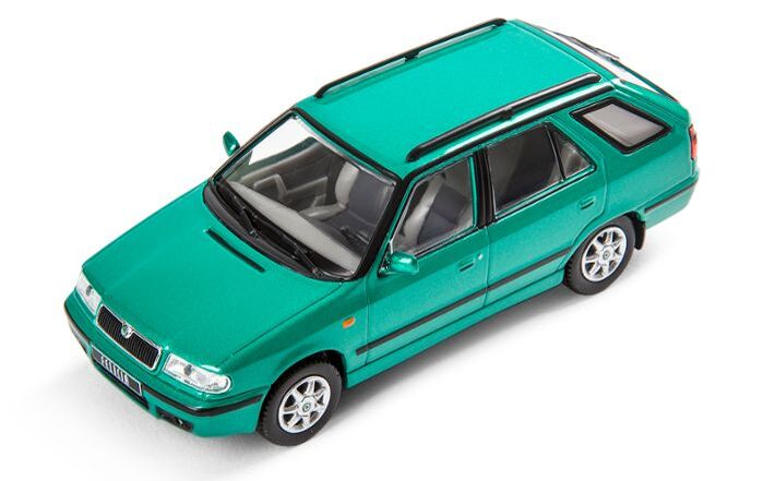 Škoda Felicia FL Combi (1998) Modellfahrzeug 1:43, grün 