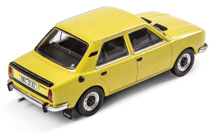 Škoda 120L (1982) Modellfahrzeug 1:43, gelb 