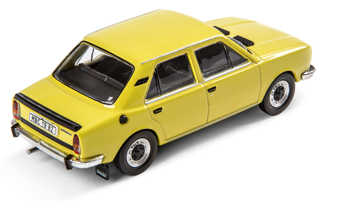 Škoda 120L (1982) Modellfahrzeug 1:43, gelb 