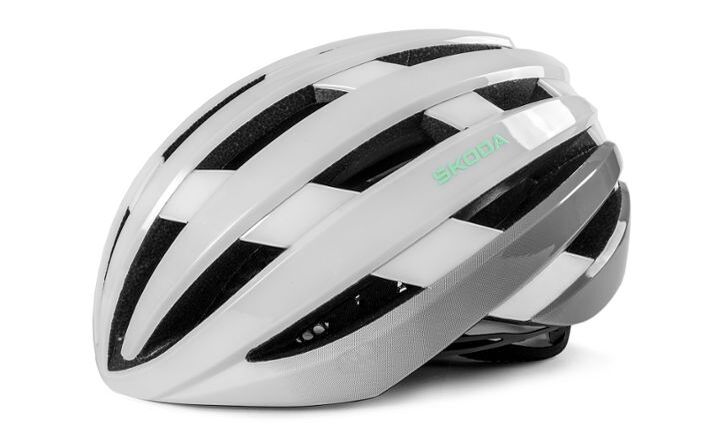 Škoda Rennradhelm, weiß, Gr. S/M (54-58 cm)