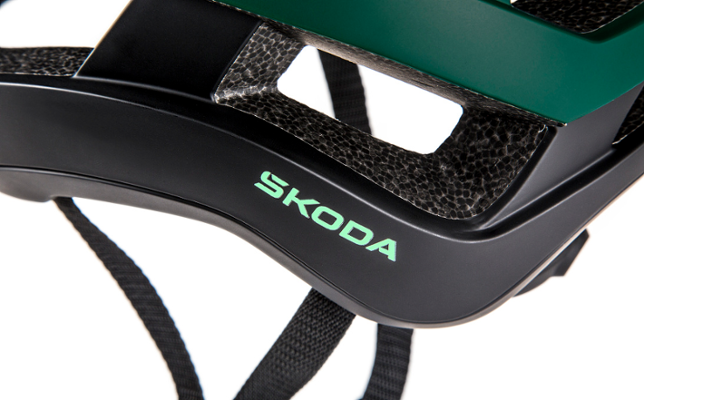 Škoda MTB-Helm, emerald green matt/schwarz, Gr. S/M (55-59 cm)