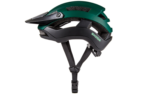 Škoda MTB-Helm, emerald green matt/schwarz, Gr. S/M (55-59 cm)