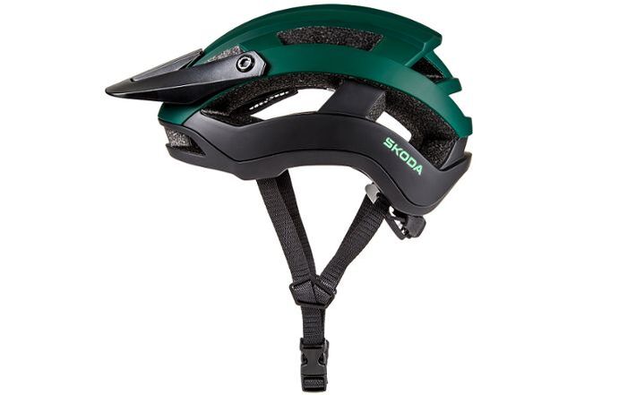 Škoda MTB-Helm, emerald green matt/schwarz, Gr. S/M (55-59 cm)
