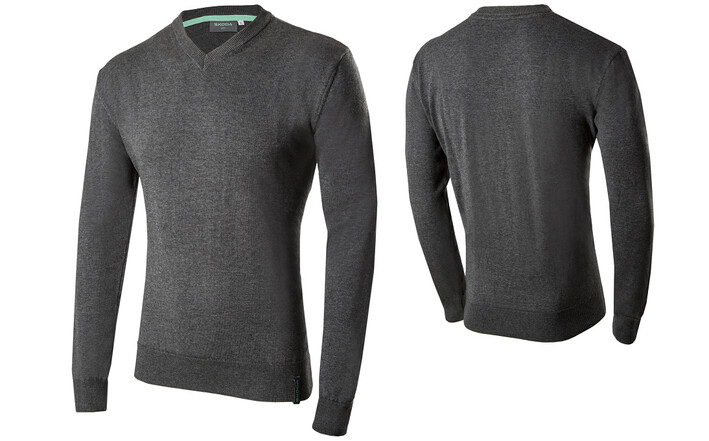 Škoda Pullover, Herren, grau, Gr. XXL