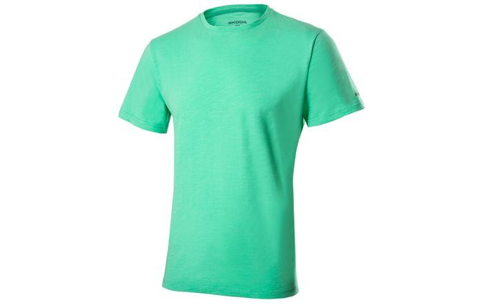 Škoda Herren T-Shirt, electric green, Gr. S