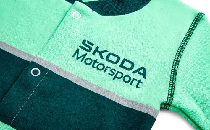 Škoda Baby-Strampler 'Motorsport', Gr. 74