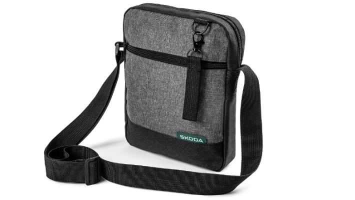 Škoda Umhängetasche, unisex, 1.8 l, grau melange