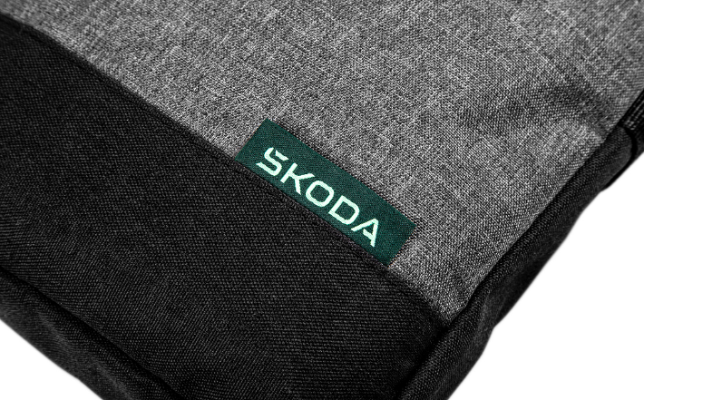 Škoda Umhängetasche, unisex, 1.8 l, grau melange