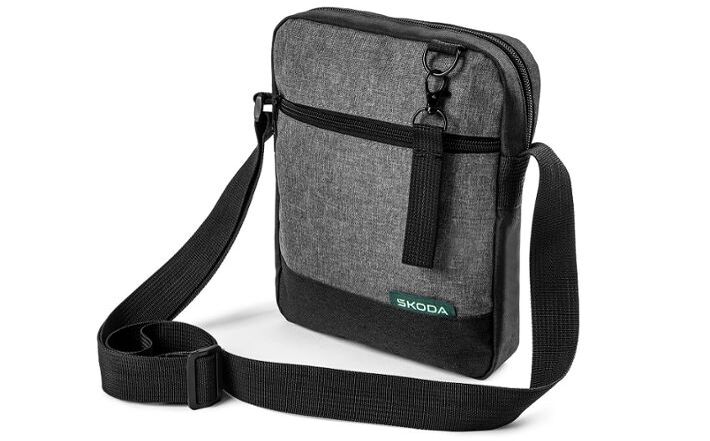 Škoda Umhängetasche, unisex, 1.8 l, grau melange