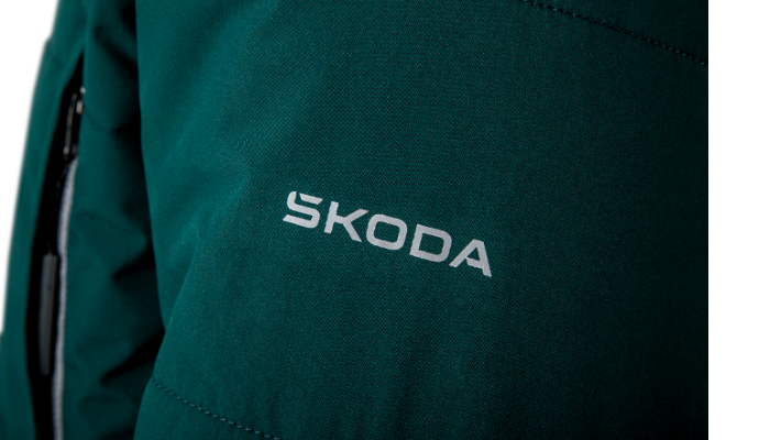 Škoda Winter-Steppjacke, Herren, emerald green, Gr. XL