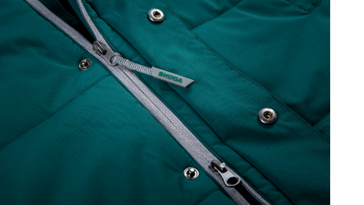 Škoda Winter-Steppjacke, Herren, emerald green, Gr. XL