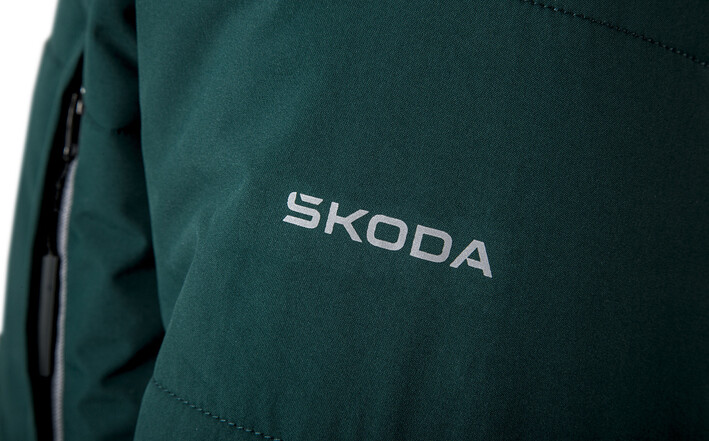 Škoda Winter-Steppjacke, Herren, emerald green, Gr.L