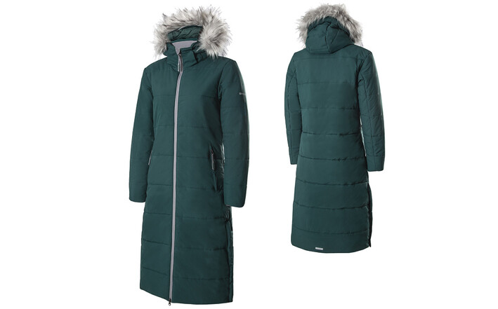 Škoda Wintermantel, Damen, emerald green, Gr. L