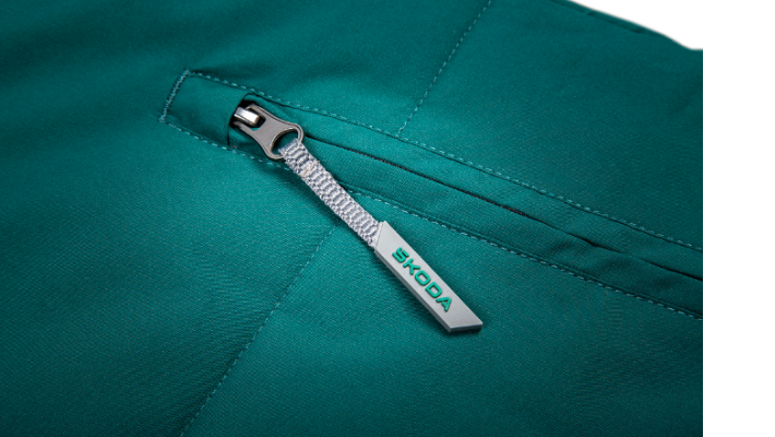 Škoda Wintermantel, Damen, emerald green, Gr. XL