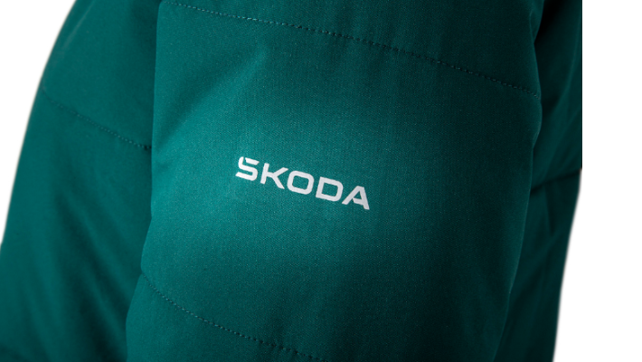 Škoda Wintermantel, Damen, emerald green, Gr. XL