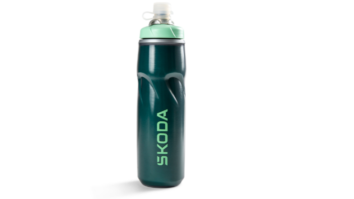Škoda Fahrrad-Trinkflasche, emerald green, 620 ml