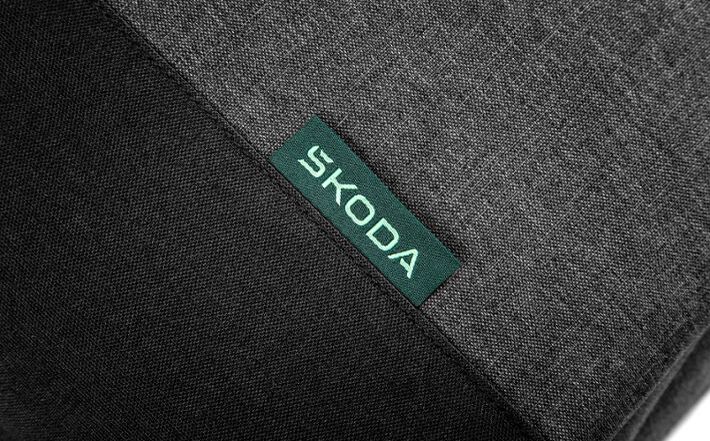 Škoda Rucksack, schwarz/grau