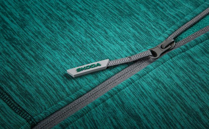 Škoda Sweatshirt, Herren, emerald green, Gr. XXXL