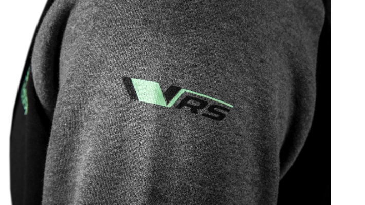 Škoda Motorsport Sweatjacke, Herren, schwarz/grau, Gr. M