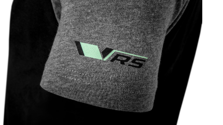 Škoda Motorsport T-Shirt, Herren, schwarz/grau, Gr. XXL