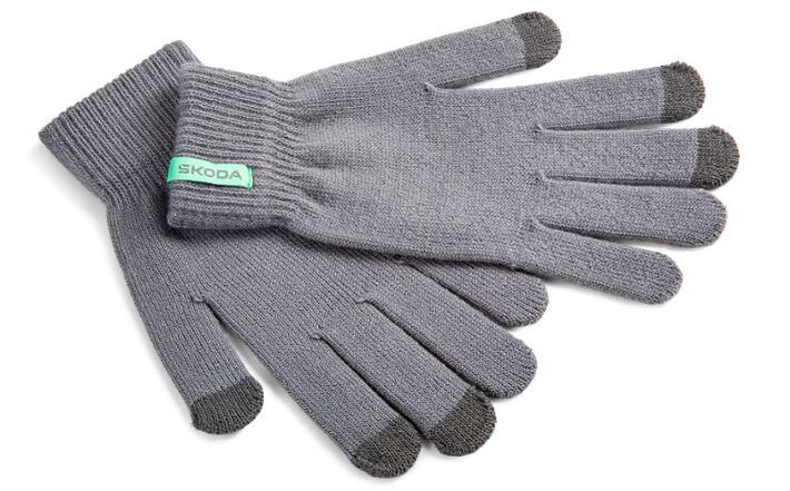 Škoda Winterhandschuhe, Herren, grau