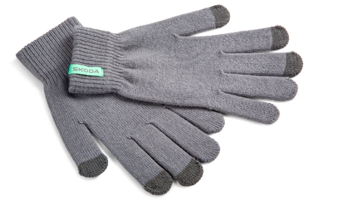 Škoda Winterhandschuhe, Herren, grau