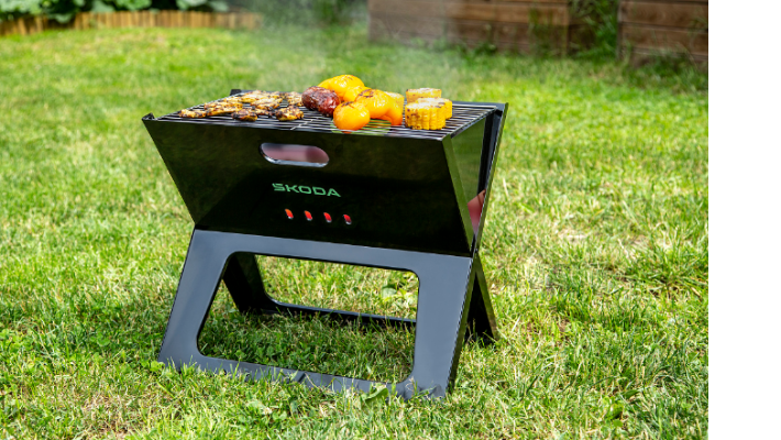 Škoda Grill, faltbar