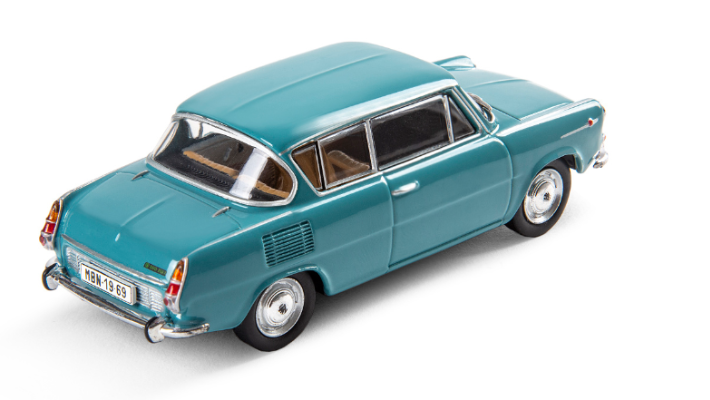 Škoda 1100MBX (1969) Modellfahrzeug, 1:43, türkis 