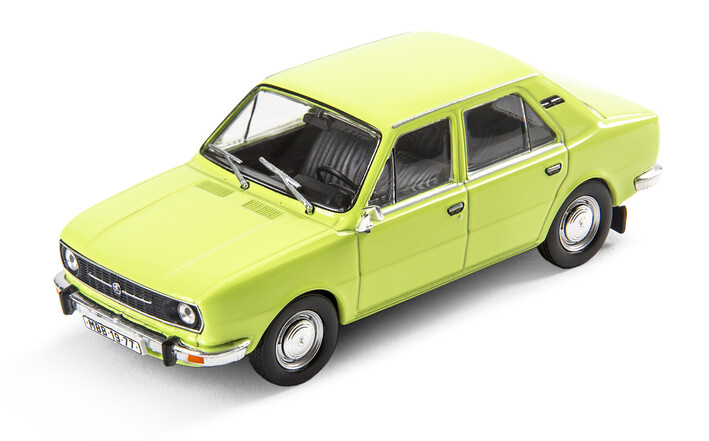Škoda 105L (1977) Modellfahrzeug, 1:43, grün 