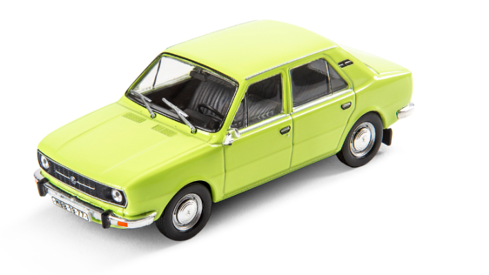 Škoda 105L (1977) Modellfahrzeug, 1:43, grün 