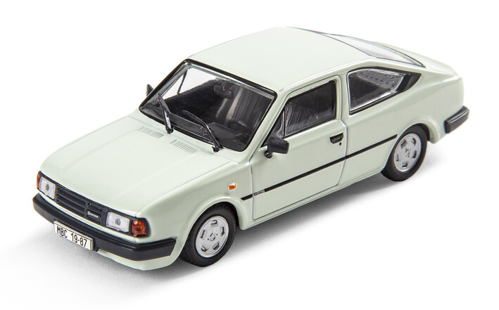 Škoda Rapid 136L (1987) Modellfahrzeug, 1:43, weiß 
