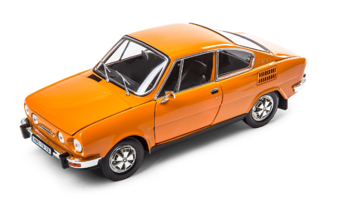 Škoda 110R (1980) Modellfahrzeug, 1:18, orange 