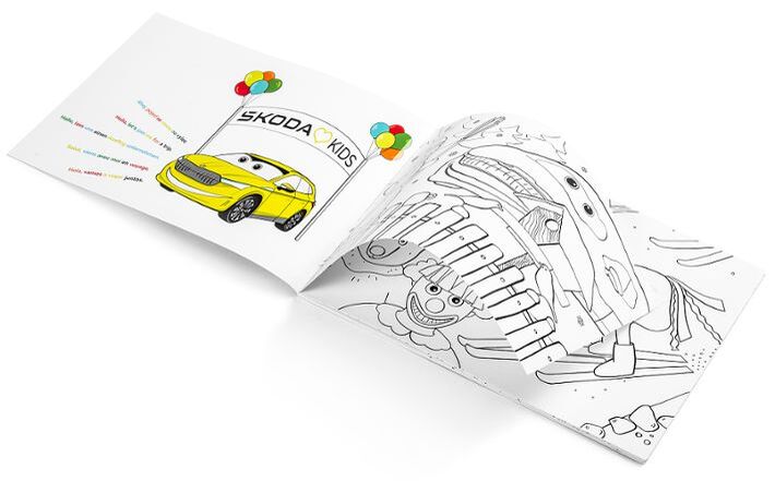 Škoda Kinder-Malbuch