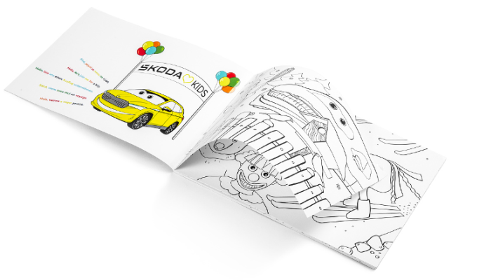 Škoda Kinder-Malbuch