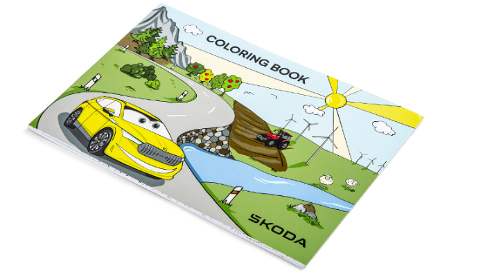 Škoda Kinder-Malbuch