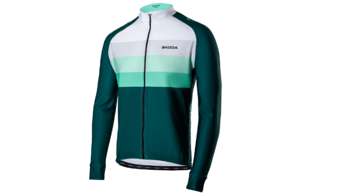 Škoda Langärmeliges Radtrikot, Herren, Gr. S