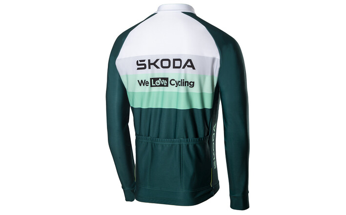 Škoda Langärmeliges Radtrikot, Herren, Gr. XXL