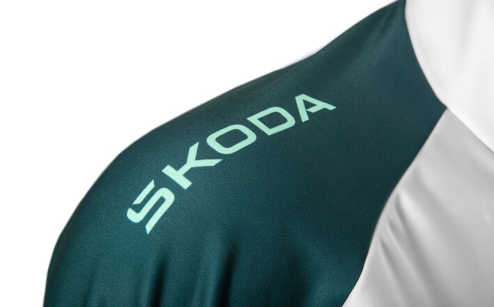 Škoda Langärmeliges Radtrikot, Herren, Gr. XXXL