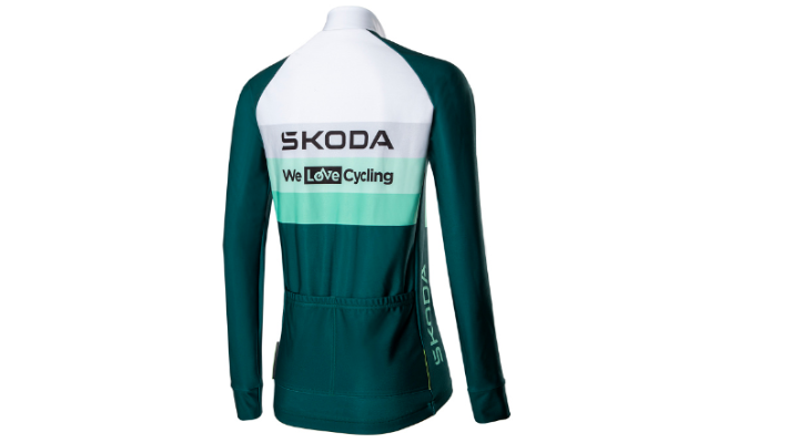 Škoda Langärmeliges Radtrikot, Damen, Gr. S