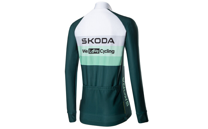 Škoda Langärmeliges Radtrikot, Damen, Gr. XL 