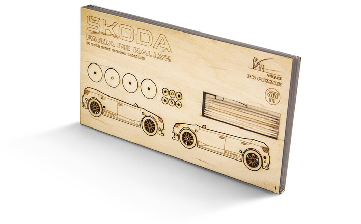 Škoda Fabia RS Rally2 aus Holz