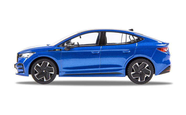 Škoda Enyaq Coupé RS Modellfahrzeug, 1:43, blau 