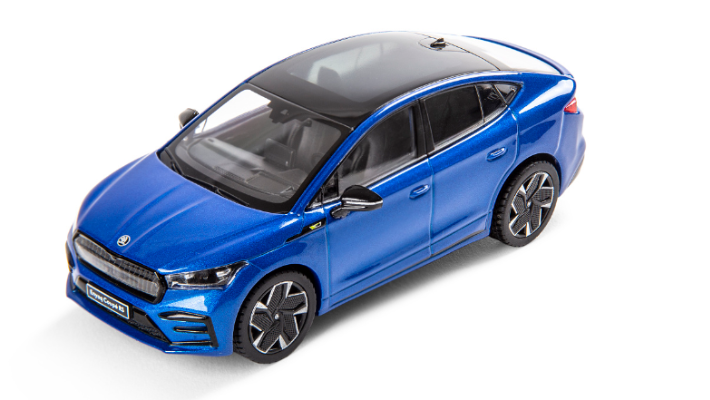 Škoda Enyaq Coupé RS Modellfahrzeug, 1:43, blau 