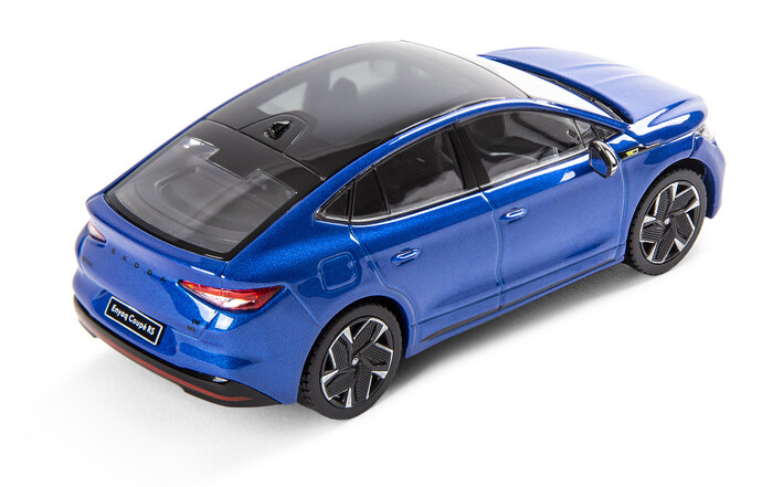 Škoda Enyaq Coupé RS Modellfahrzeug, 1:43, blau 