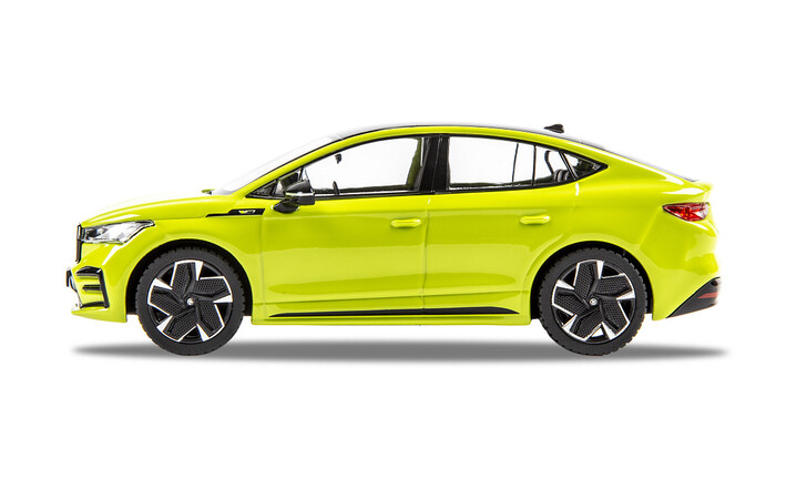 Škoda Enyaq Coupé RS Modellfahrzeug, 1:43, mamba green