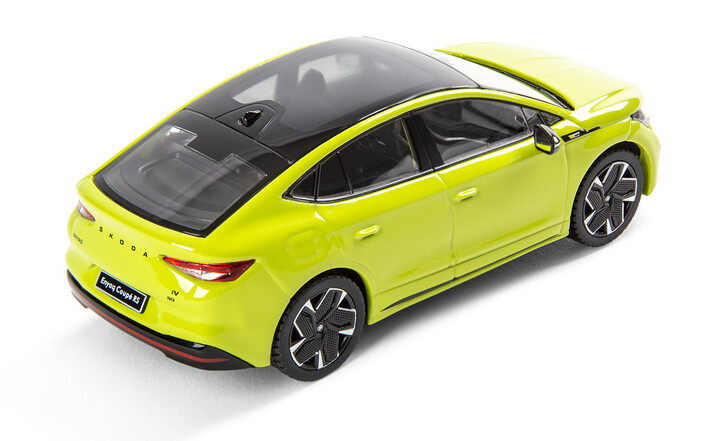 Škoda Enyaq Coupé RS Modellfahrzeug, 1:43, mamba green