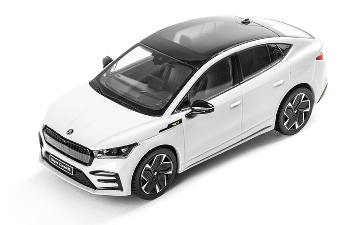 Škoda Enyaq Coupé RS Modellfahrzeug, 1:43, mondweiß